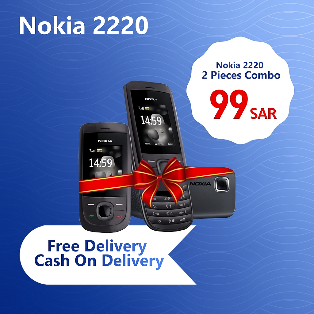 Nokia 2220 Slide Mobile Phone Black
