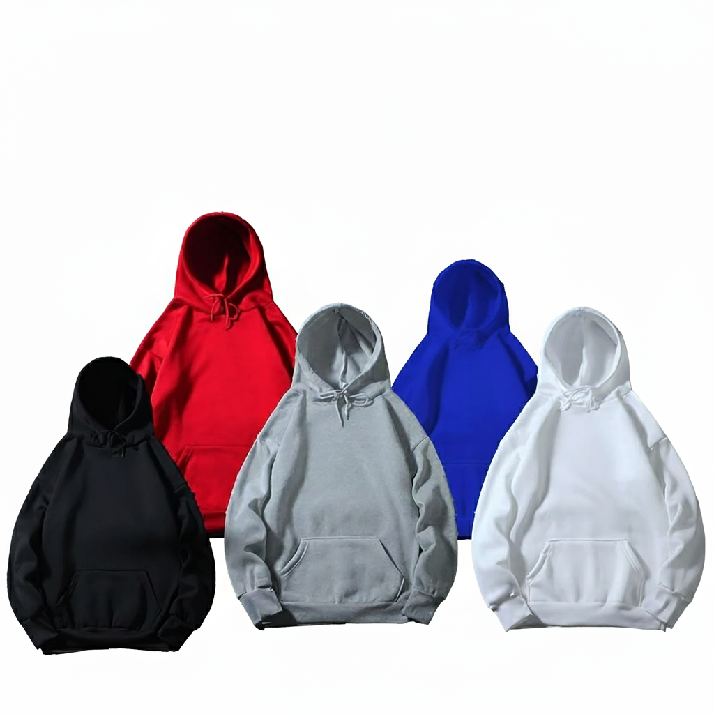 5 In 1 Set of Hoodie ( Colors )