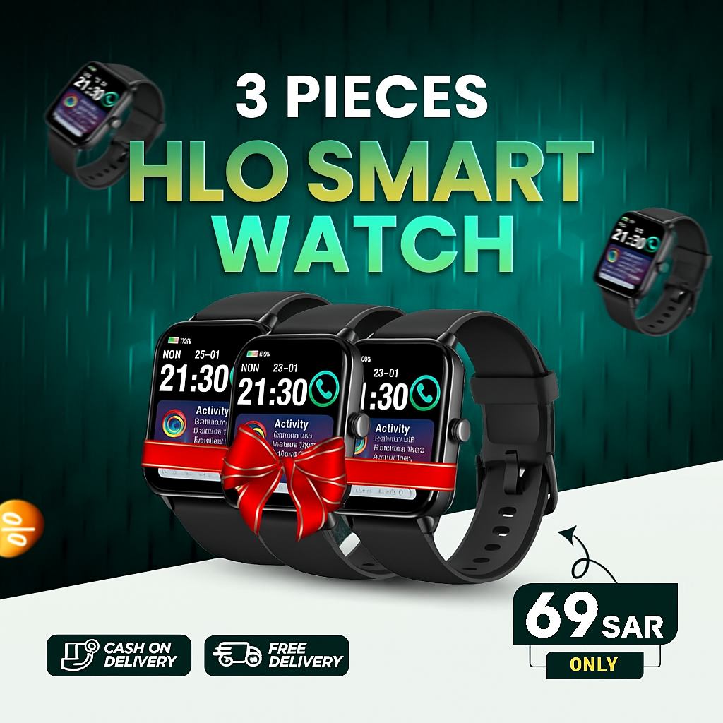3 Piece HlO Bluetooth Smart watch