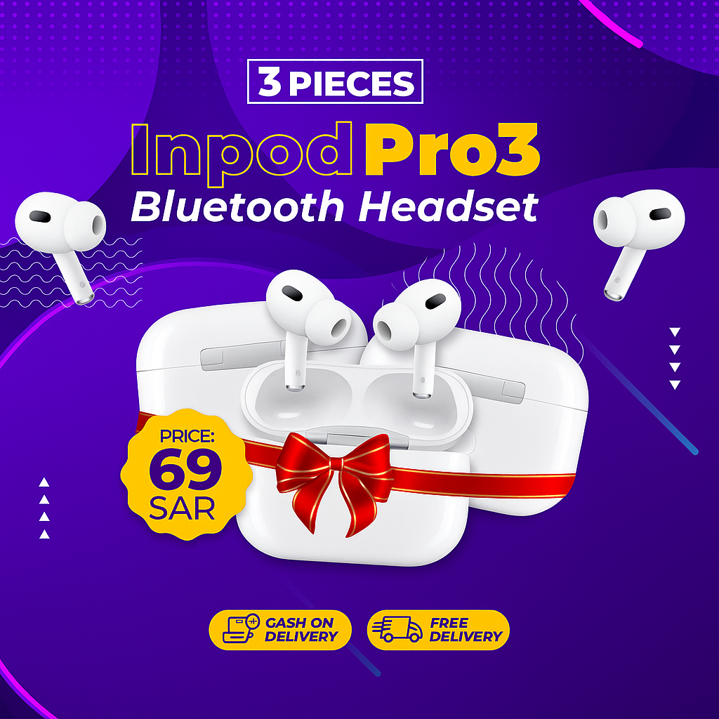 3 Pieces InPods3 Combo Bluetooth Headset