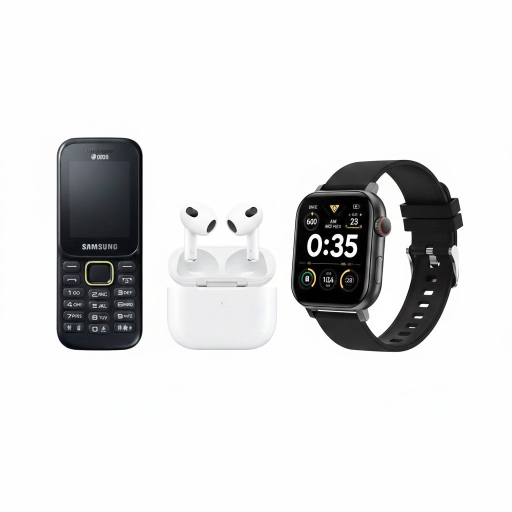 SAMSUNG B310 & TWS AIRPOD & SMART WATCH